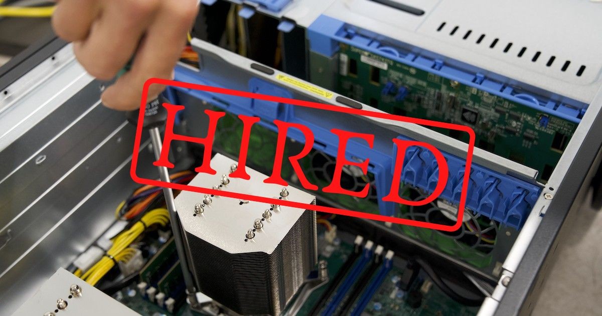 HIRED: assembly engineer with a passion for servers